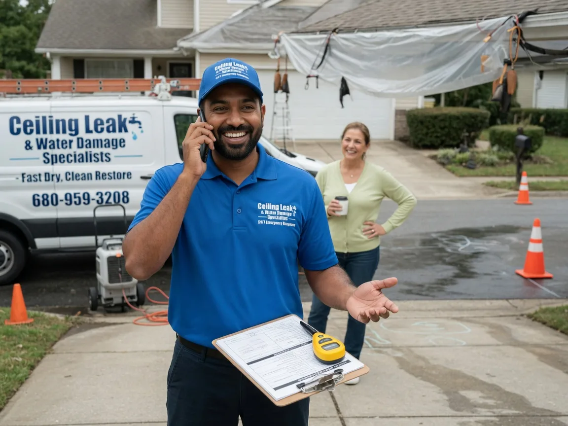 Ceiling Leak Cleanup Saratoga Springs, UT FAQs